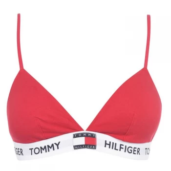 Image of Tommy Bodywear Organic Cotton Padded Triangle Bra - Tango Red XCN
