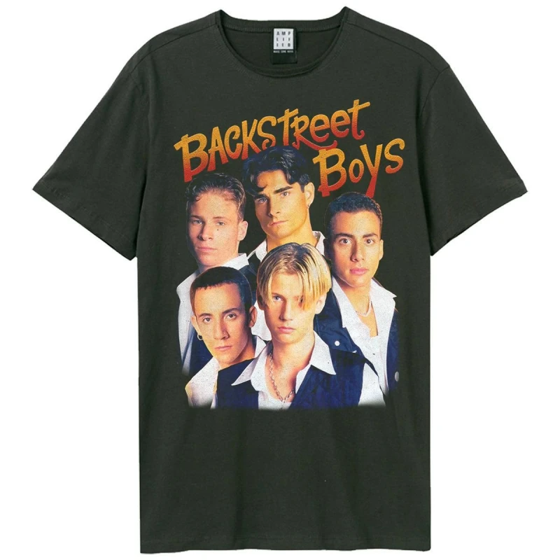 Image of Amplified Amplified Men Early Days Backstreet T-Shirt in Charcoal Size: Small Charcoal S Male 5063470410989