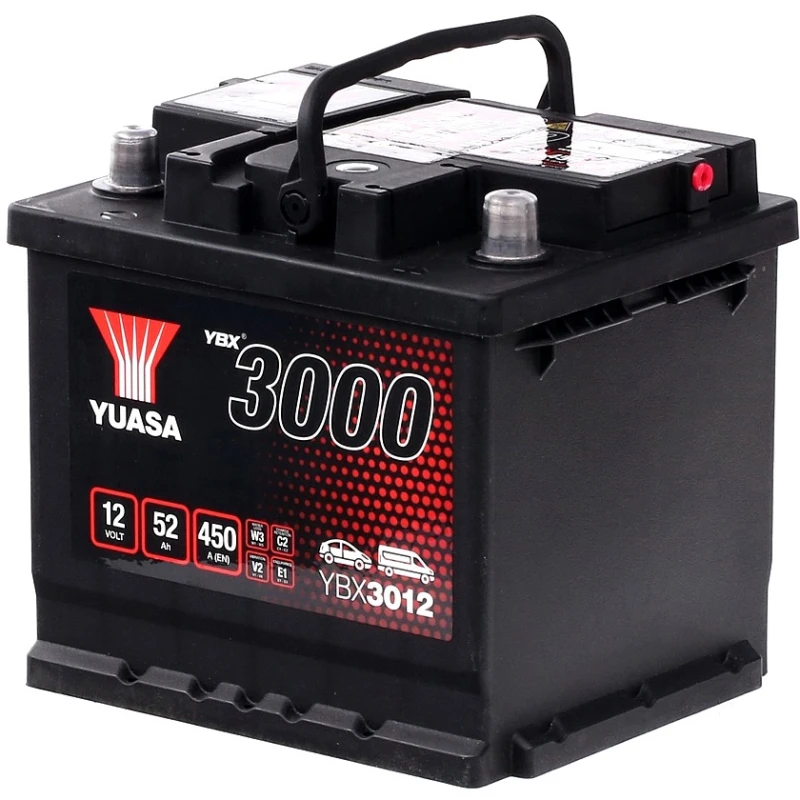 Image of YUASA YBX3012 Starter battery Battery Capacity: 52Ah Starter Battery (1)