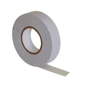 Image of BQ White Insulation tape L33m W19mm