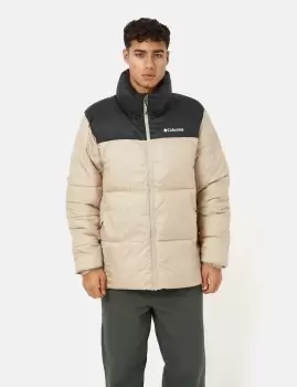Image of Columbia Puffect II Jacket - Ancient Fossil White/Black