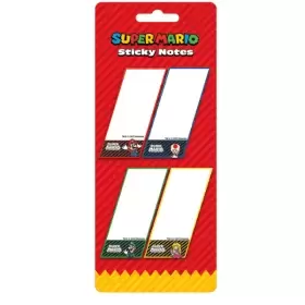 Image of Nintendo Super Mario 4 Colours Sticky Note Set