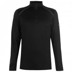 Image of Slazenger Zip Pullover Mens - Black