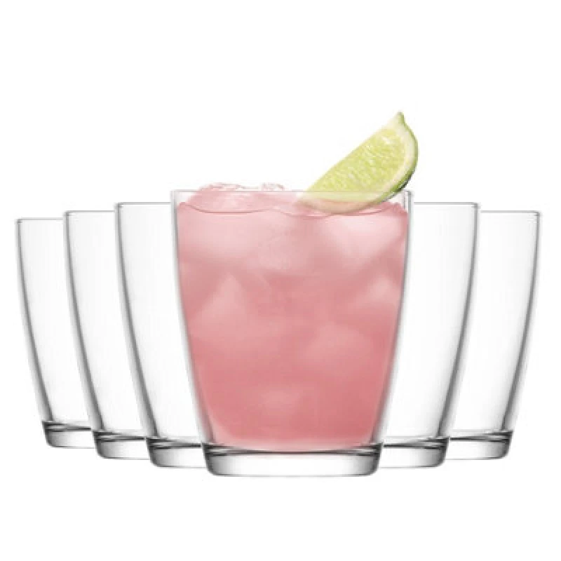 Image of LAV Glassware Lav Vega Water Glasses - 340Ml - Clear - Pack Of 6