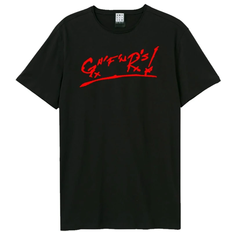 Image of Amplified Amplified Men G.N.F.N.R.S T-Shirt in Black Size: X-Small Black XS Male 5063852060825