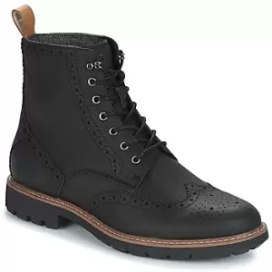 Image of Clarks BATCOMBE LORD mens Mid Boots in Black,6.5,7,8,9,9.5,10.5,11,8.5,12,13,7.5,10,6,8,9.5,10.5