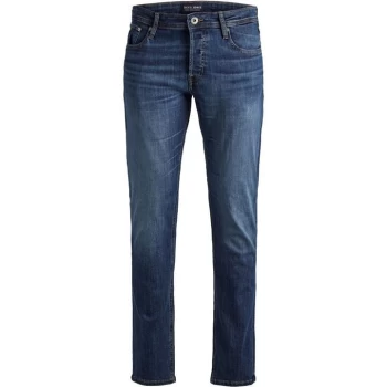 Image of Jack and Jones Mike Comfort Fit Jeans - Blue
