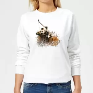 Image of The Lord Of The Rings Legolas Womens Sweatshirt - White - S