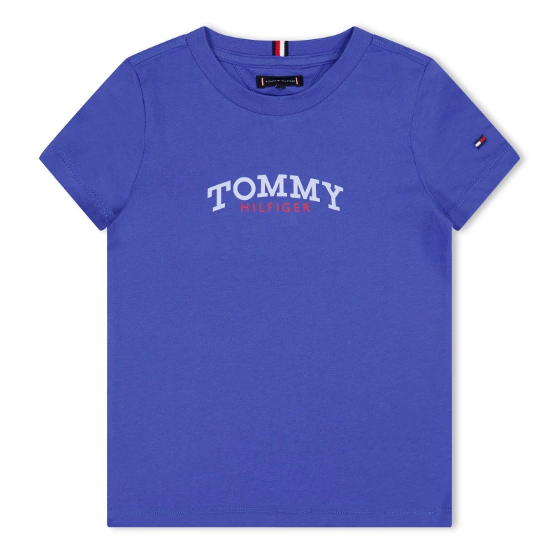 Image of Tommy Hilfiger Kids Mono T-Shirt Empire Blue C6H male 8Y