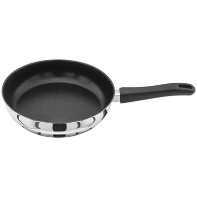 Image of Judge Vista Non-Stick Frying Pan 24Cm Stainless Steel - Silver