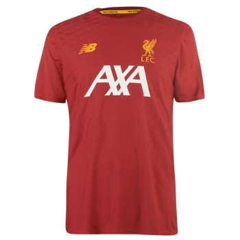 Image of New Balance Liverpool Pre Match Shirt 2019 2020 Mens - Red