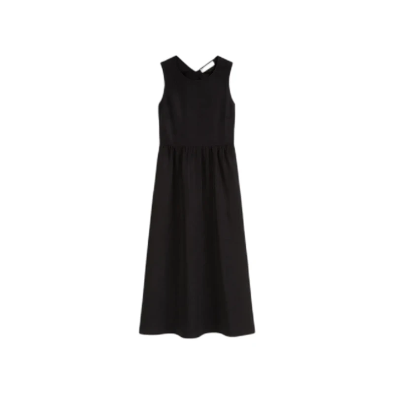 Image of Marc O'Polo Womens round-neck dress Marc O'Polo Noir Female 44