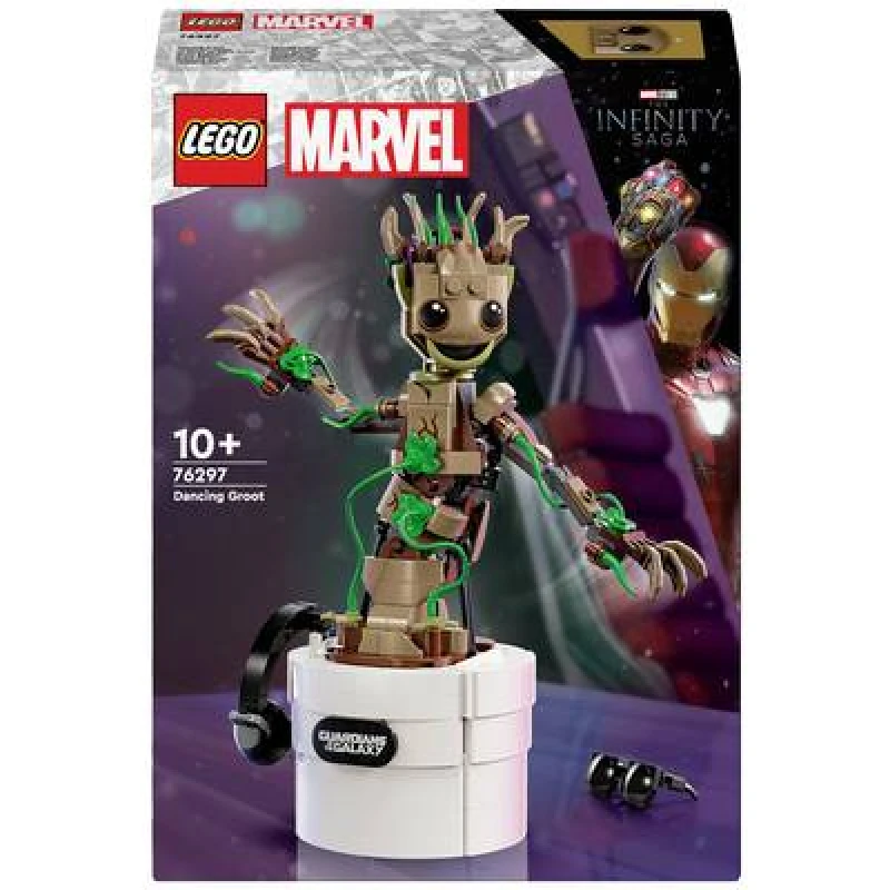 Image of LEGO LEGO Marvel Dancing Groot Buildable Animated Toy 76297