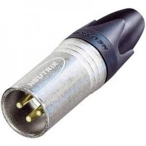 Image of Neutrik NC3MXX-EMC XLR connector Plug, straight Number of pins: 3 Silver