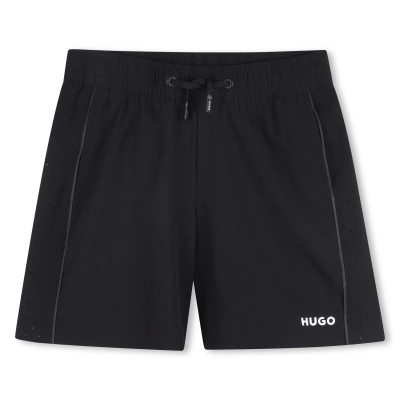 Image of Hugo Nylon Short Jn62 Black 09B male 10Y