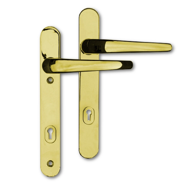 Image of ERA Vectis Door Handles 95mm pz - 221mm 122mm fixings