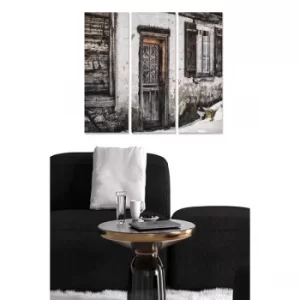 Image of MDF3905272 Multicolor Decorative MDF Painting (3 Pieces)