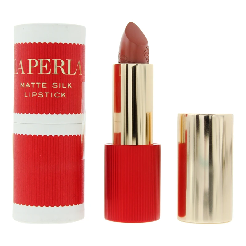 Image of La Perla Matte Silk 110 Cinnamon Red Lipstick 3.5g