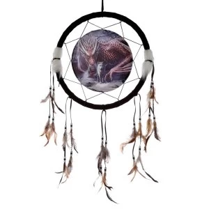 Image of Lisa Parker Alliance Dragon and Wolf Dreamcatcher 33cm