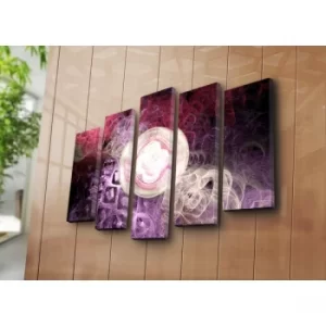 Image of 5PATK-203 Multicolor Decorative Canvas Painting (5 Pieces)