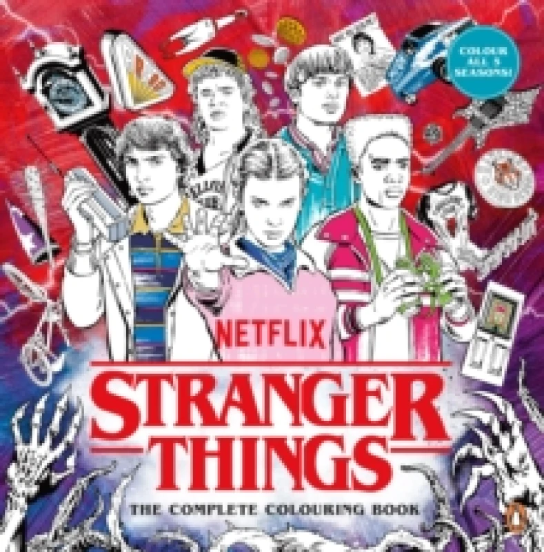 Image of Stranger Things: The Complete Colouring Book : Seasons 1-5 Paperback / softback