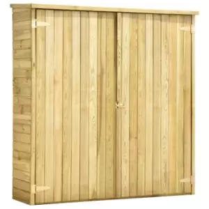 Image of Vidaxl Garden Tool Shed 163X50X171cm Impregnated Pinewood