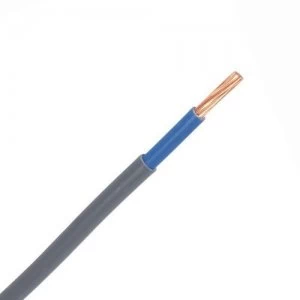 Image of Zexum Grey 25mm 97A Blue Meter Tails 6181Y Round PVC/PVC Harmonised Cable - 1 Meter