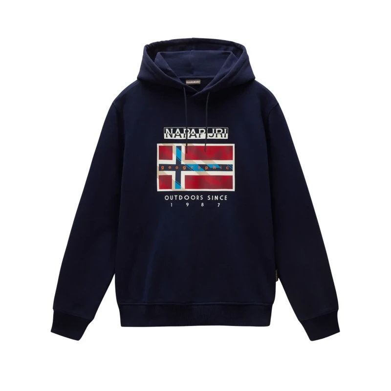 Image of Napapijri S-Dorees Hoodie Bleu Male S
