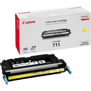 Image of Canon 711 Yellow Laser Toner Ink Cartridge