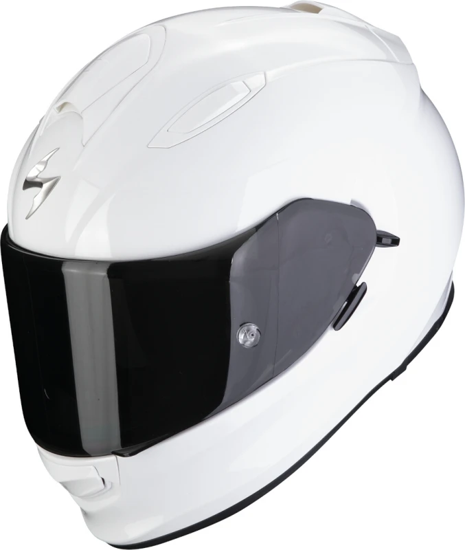 Image of Scorpion EXO-491 Solid White Full Face Helmet Size XS