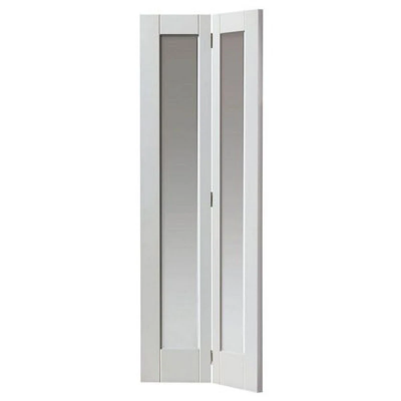 Image of JB Kind Doors Tobago White Glazed Internal Bi-Fold Door