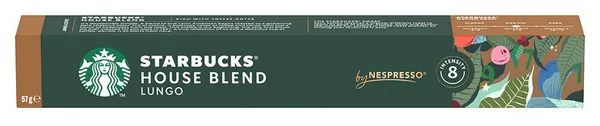 Image of Starbucks House Blend Lungo Coffee 10 Pods