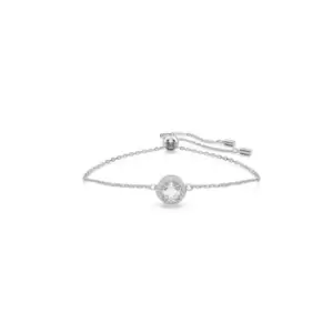 Image of Constella Round Cut Pav White Rhodium Plated Bracelet 5636266