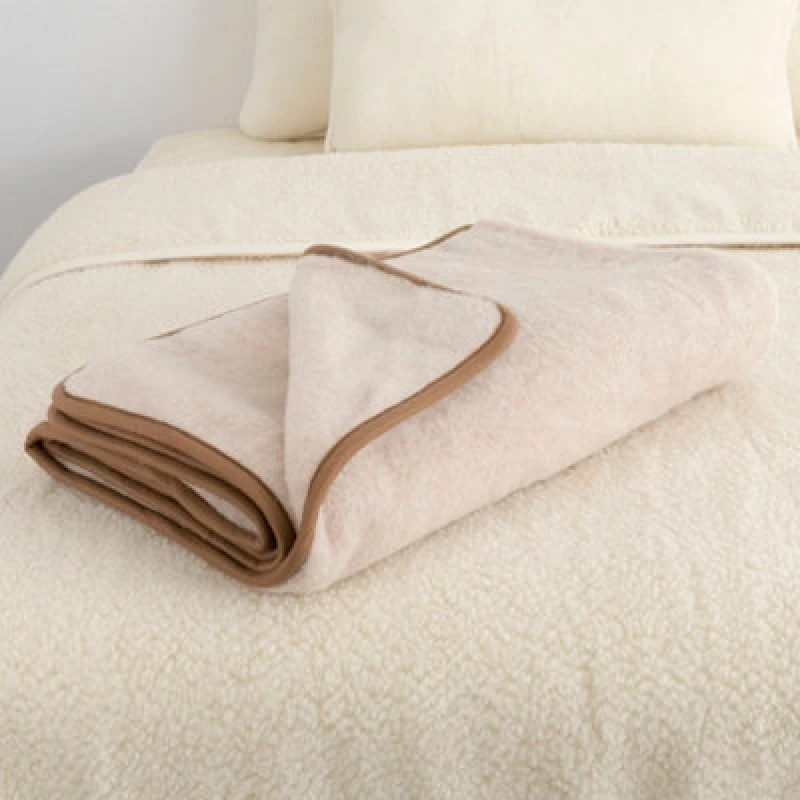 Image of Native Natural Merino Wool Blanket - 220X200 Cappucino