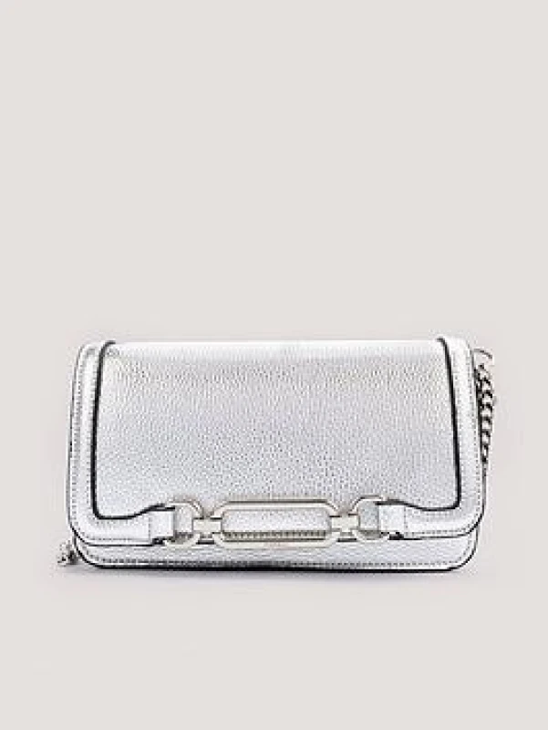 Image of FIORELLI Womens Emilia Clutch Bag in Silver Silver Female One Size