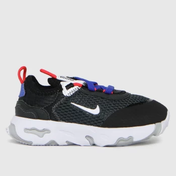Image of Nike Black & White React Live Trainers Toddler