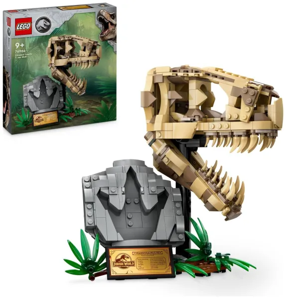 Image of LEGO Jurassic World Dinosaur Fossils: T. rex Skull Toy 76964
