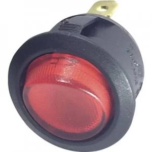 Image of SCI Toggle switch R13 208B 02 RD 250 V AC 10 A 1 x OffOn latch