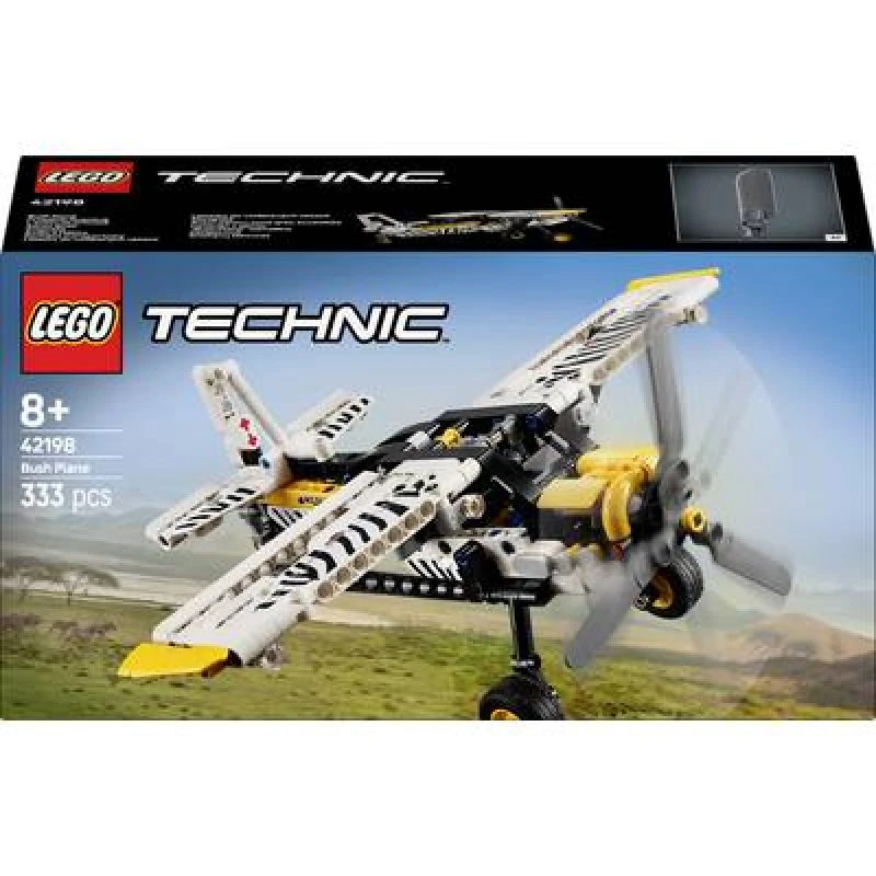 Image of LEGO LEGO Technic Bush Plane Building Toy Set for Kids 42198