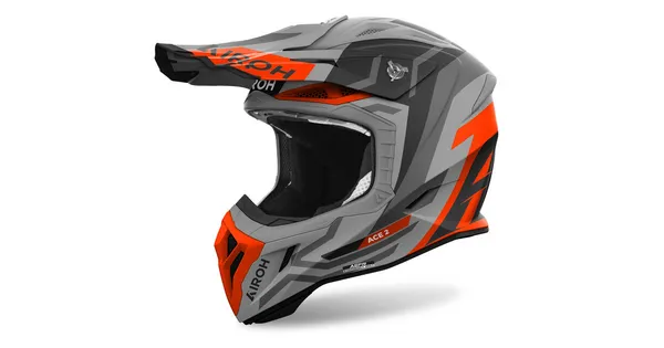 Image of Airoh Aviator Ace 2 Ground Orange Matt Offroad Helmet Size XS