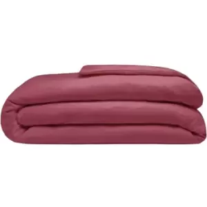Image of Belledorm Brushed Cotton Duvet Cover (Superking) (Red) - Red