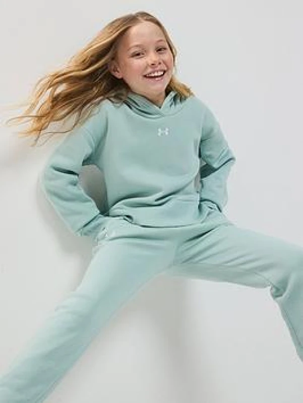 Image of Girl hoodie Under Armour Rival Bleu Female 14/16 ans