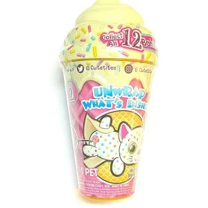 Image of Cutetitos 39150BF07 Cutetitos Babitos Ice Creamitos Collectable Mystery Plush Toy - Assorted