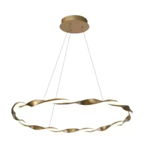 Image of Cristal Sand LED Pendant Lamp 36W 2880Lm 3000K Golden