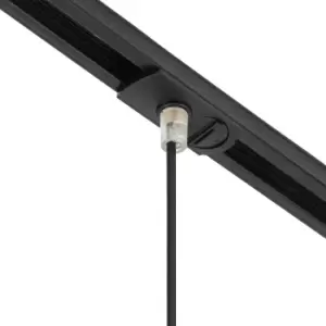 Image of Culina TOR Track Pendant Adapter Single Circuit Track Black