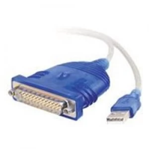 Image of C2G CablesToGo USB TO SERIAL DB25 ADPTR