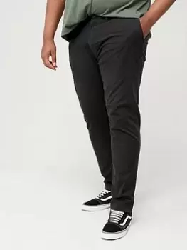 Image of Levis Big & Tall Xx Ii Slim Taper Fit Chinos - Black, Size 48, Inside Leg Long, Men