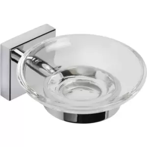 Image of Chester Flexi-Fix Soap Dish & Holder, Chrome - Croydex