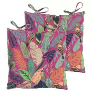 Image of Guava Twin Pack Seat Pads Fuchsia