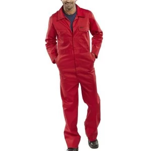 Image of Click Workwear Boilersuit Red Size 60 Ref PCBSRE60 Up to 3 Day
